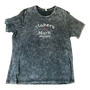 Maker's Mark Bella Short Sleeve T Shirt Gray Women’s Sz 2XL Casual‎ Whiskey Tee